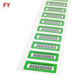 High temperature pcb electronic label stickers